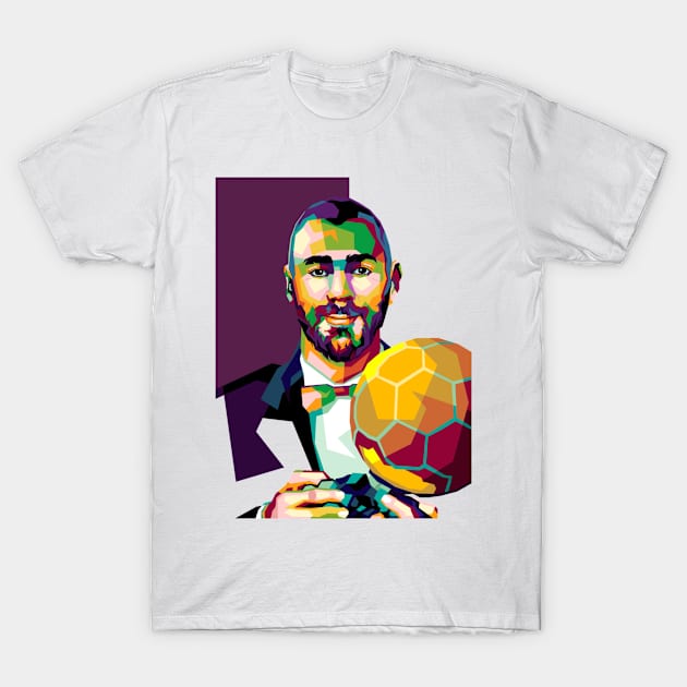 The Trend Football 2022 T-Shirt by animaperio pixel retro